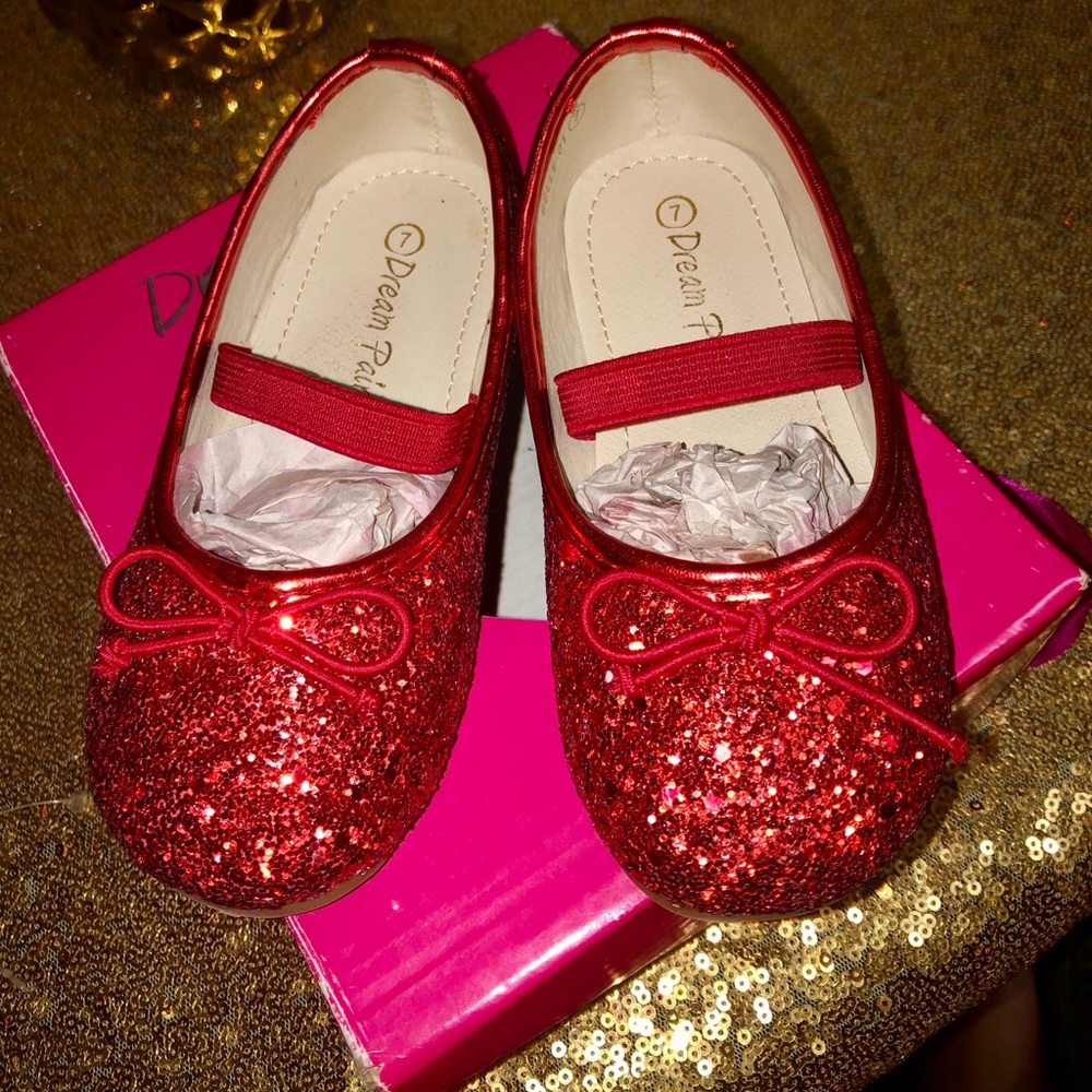 Red Wizard Of Oz Glitter Shoes